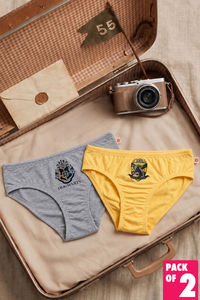 Zivame Girls Harry Potter Briefs (Pack of 2) - Multicolor — thumbnail 1